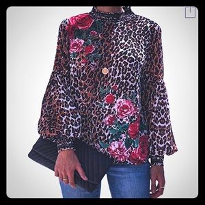 Leopard Blouse (Brand New)